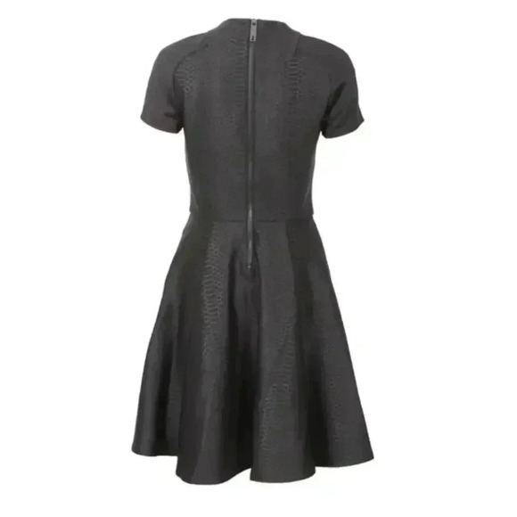 Ted BakerWomens Black Melisse Embossed Neoprene Dress Size 4 - Picture 4 of 13